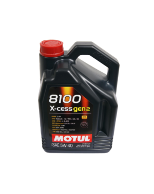 Motul 8100 X-cess Gen2 5W-40 Engine Oil (5L)