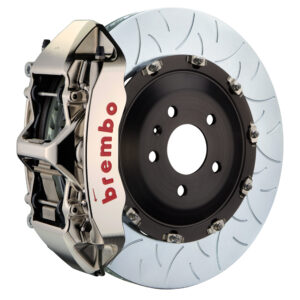 Brembo GTR Front Brake System – Porsche Cayman 987.2 (Nickel-Plated)