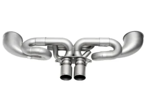 SOUL Performance 992 GT3 Exhaust System – 4 Inch Slash Cut Brushed Tips
