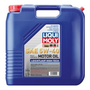 Liqui Moly Leichtlauf High Tech 5W-40 Full Synthetic Motor Oil – 5 Liter