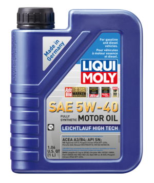 Liqui Moly Leichtlauf High Tech 5W-40 Full Synthetic Motor Oil (5 Liter)